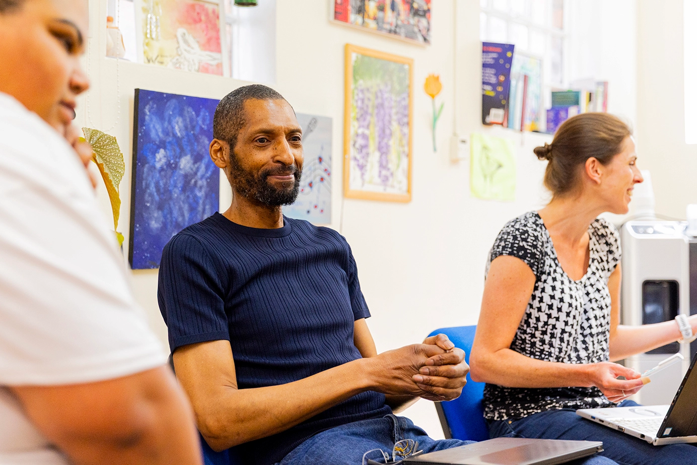 A group attending a workshop.